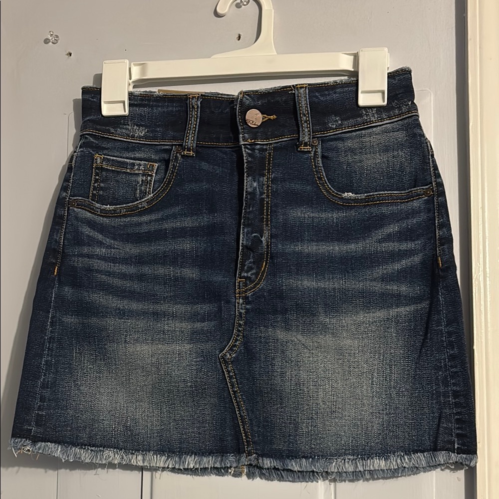 Denim Mini Skirt